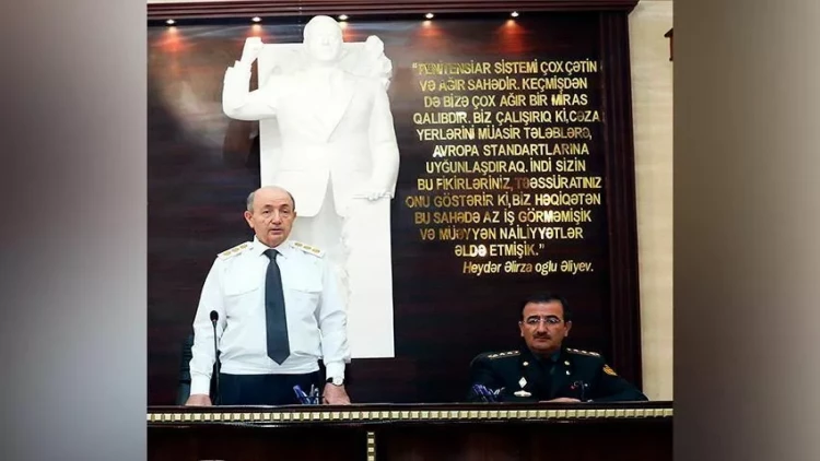 Penitensiar xidmətin yeni rəisi kollektivə təqdim olunub - FOTO