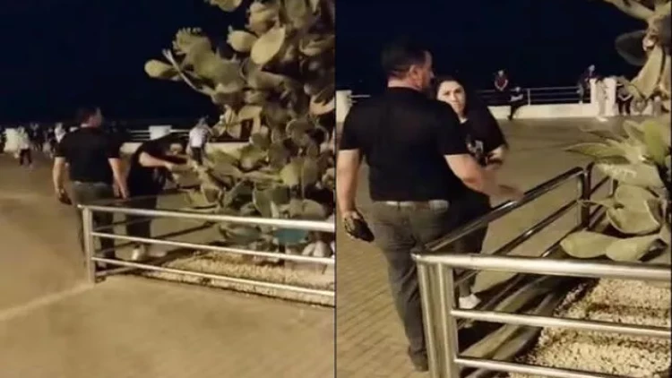 Polis Bulvarda etdiyi hərəkətə görə bu qadını axtarır - VİDEO