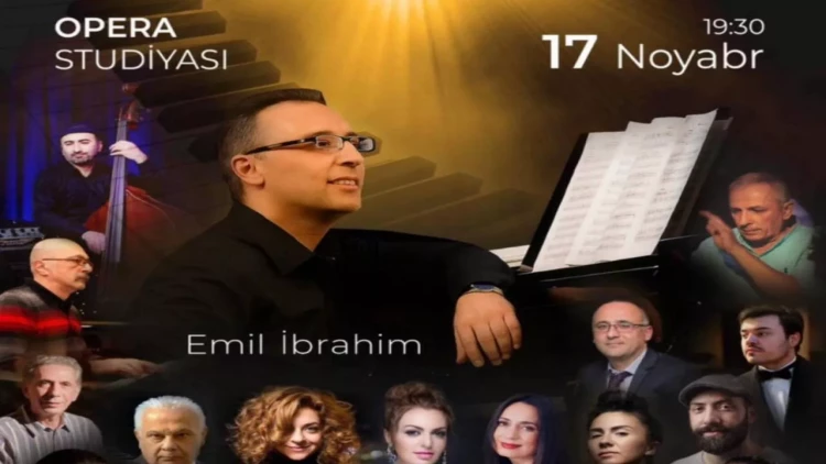 Opera Studiya məkanında Emil İbrahimin konserti keçiriləcək