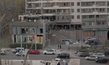 Azərbaycanın hücuma məruz qalan səfirliyindən FOTOLAR