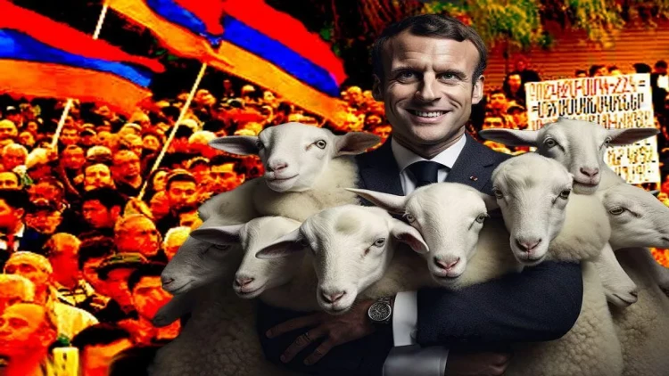 Tək qalmış təlxəyin kədəri: Makron daşnakları qucaqlayır