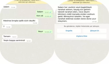 Bəzi taksi sürücülərinin xanım sərnişinlərə yazdığı qeyri-etik MESAJLAR - FOTO