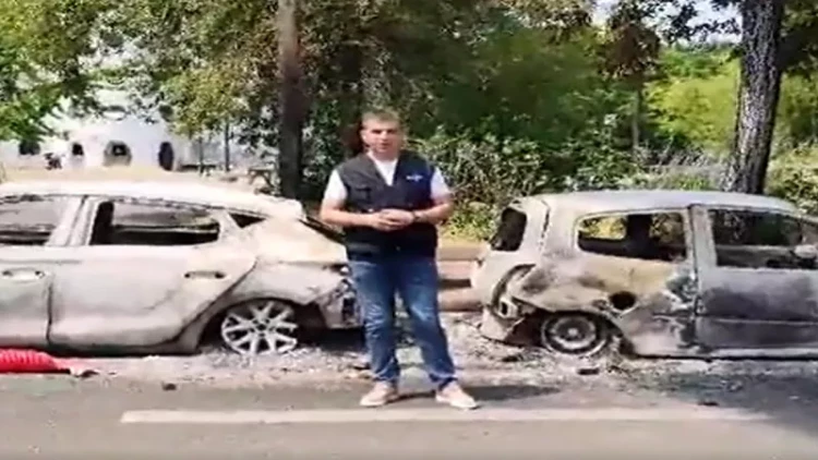 Fransada iğtişaşlarda AzTV-nin əməkdaşları hücuma məruz qaldılar, silahla hədələndilər - VİDEO