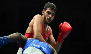 Boksçumuz Avropa Oyunlarında erməni rəqibinə qalib gəlib