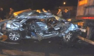 Altı nəfərin öldüyü dəhşətli qəzanın təfərrüatı - VİDEO