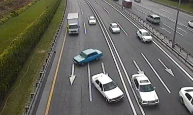 Aeroport yolunda maşınlar belə toqquşdu - ANBAAN VİDEO