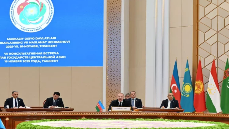 Daşkənddə Mərkəzi Asiya Dövlət Başçılarının 7-ci Məşvərət Görüşü keçirilib, Prezident tədbirdə çıxış edib - VİDEO - FOTO