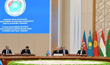 Daşkənddə Mərkəzi Asiya Dövlət Başçılarının 7-ci Məşvərət Görüşü keçirilib, Prezident tədbirdə çıxış edib - VİDEO - FOTO
