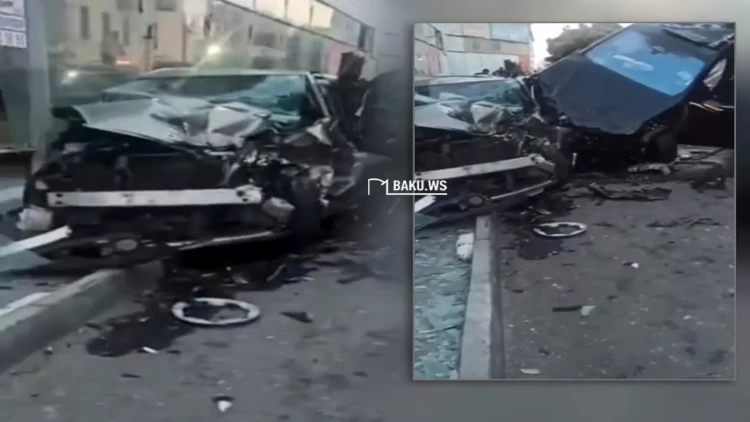 Bakıda qadın sürücü “BMW”si ilə mopedçini vurub öldürdü