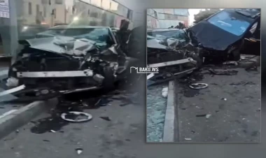 Bakıda qadın sürücü “BMW”si ilə mopedçini vurub öldürdü