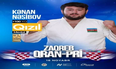 Cüdoçularımız Zaqrebdə 1 qızıl və 2 bürünc medal qazandı- FOTO