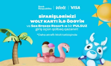 Bank Respublika, VISA və Wolt-dan yay günləri üçün yeni kampaniya!