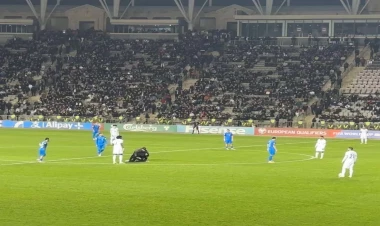 Həmin azarkeş meydançaya belə giribmiş - VİDEO