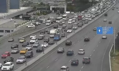 Bakının bir sıra yollarında SON VƏZİYYƏT - FOTO