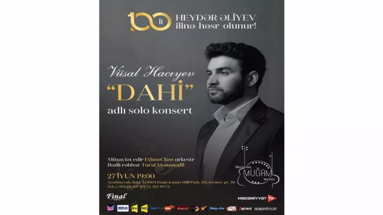 Muğam Mərkəzində Vüsal Hacıyevin ilk solo konserti keçiriləcək