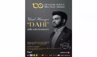 Muğam Mərkəzində Vüsal Hacıyevin ilk solo konserti keçiriləcək