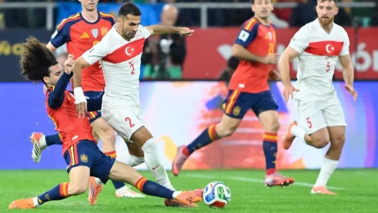 DÇ-2026: Türkiyədən İspaniya qarşı əla oyun
