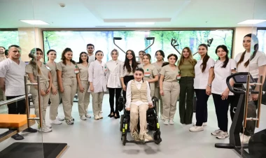 Yeni Klinikada Yeni Robotik Reabilitasiya və Sümük İliyi Transplantasiyası mərkəzlərinin açılış mərasimi olub - FOTO