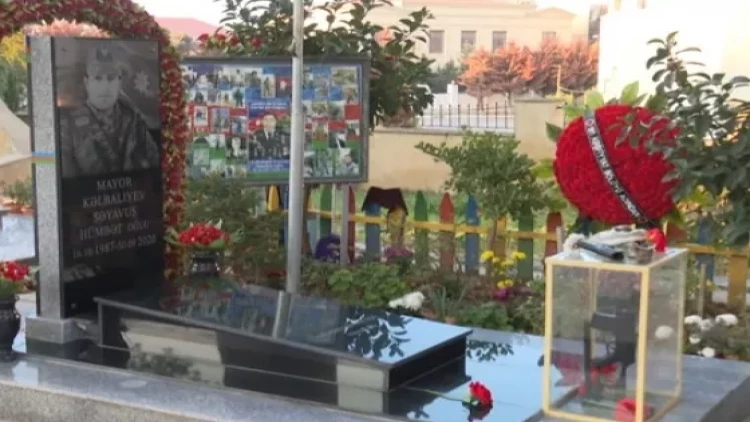 Bakıda iki şəhidin məzarı qarət edilib - VİDEO