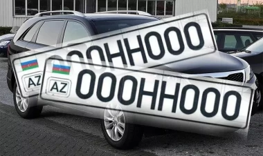 Azərbaycanda yeni ilk 3 rəqəmli avtomobil nömrələri