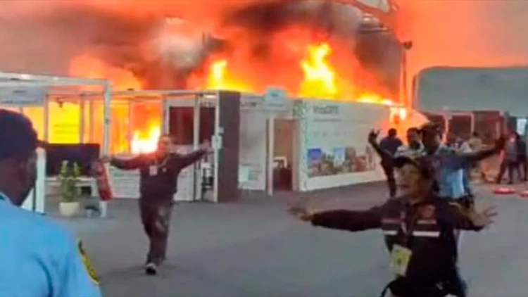 COP30-un keçirildiyi ərazidə yanğın baş verib - FOTO