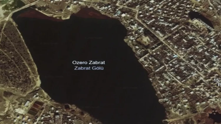 Zabrat gölü son illərdə sürətlə quruyub - FOTO