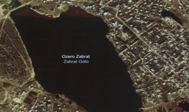 Zabrat gölü son illərdə sürətlə quruyub - FOTO