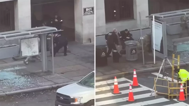 Ağ Ev yaxınlığında iki əsgəri güllələyən şəxsin kimliyi açıqlandı - Saxlanılma anı - VİDEO