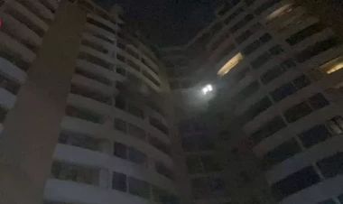 Bakıda çoxmərtəbəli binadakı yanğın söndürüldü - YENİLƏNİB - VİDEO - FOTO