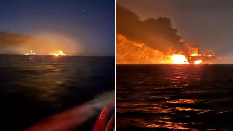 Qaradənizdə nə baş verir? Bir tankerdə partlayış, digəri isə hücuma məruz qaldı - FOTO