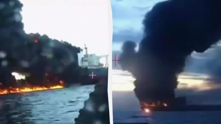 Ukrayna Türkiyə sularında Rusiyaya məxsus iki tankeri vurdu
