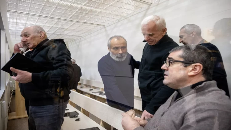 Təqsirləndirilən şəxslərin vəkillərinin müdafiə çıxışı yekunlaşıb - FOTO