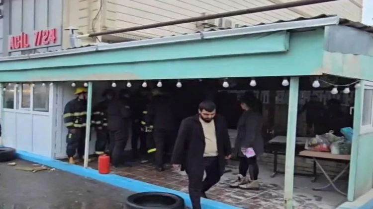 Bakıda kafedə partlayış olub, yaralılar var - VİDEO