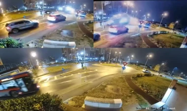 Sürücü şəkər koması keçirdi - avtomobil havada uçdu - ANBAAN VİDEO