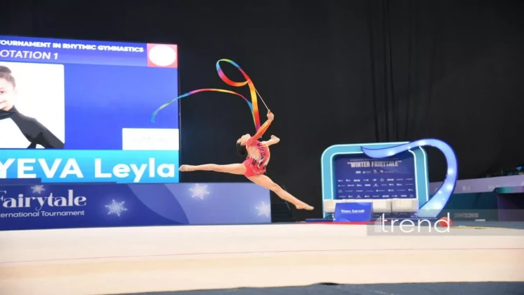 Bakıda bədii gimnastika üzrə “Winter Fairytale” beynəlxalq turniri keçirilir - FOTO