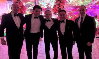 Mədət Quliyev Murad Dadaşovun oğlunun toyunda - FOTO