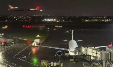 London hava limanında qarşıdurma - yaralılar var