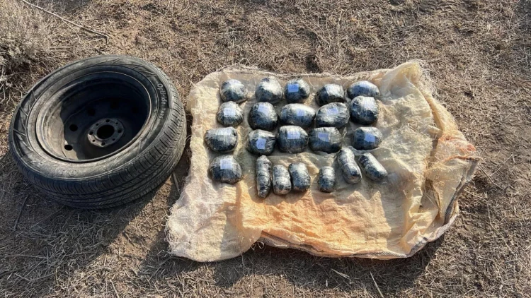 İranla sərhəddən narkotik keçirilməsinin qarşısı alındı, 2 nəfər saxlanıldı - FOTO