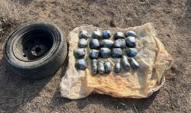 İranla sərhəddən narkotik keçirilməsinin qarşısı alındı, 2 nəfər saxlanıldı - FOTO