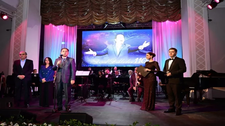 Rəşid Behbudovun 110 illik yubileyinə həsr olunmuş qala gecə keçirilib - FOTO