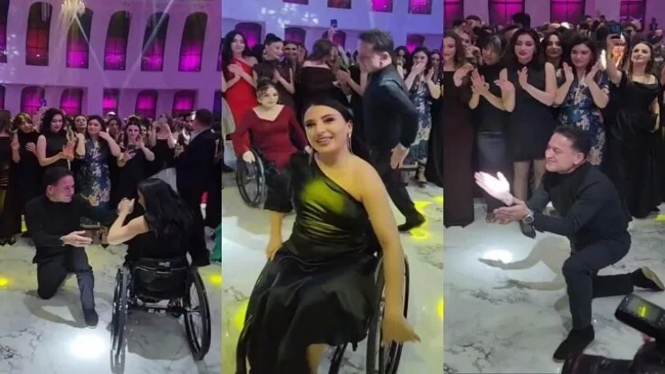 Murad Dadaşovdan xanım əməkdaşlarla maraqlı RƏQS - VİDEO