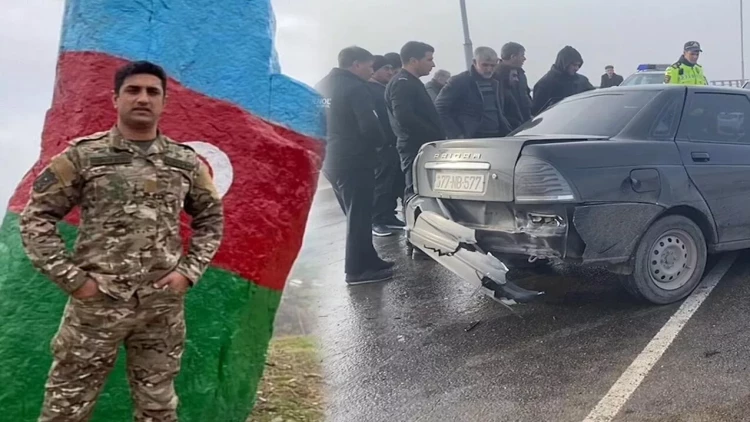Mais Bərxudarovun sürücüsü olmuş hərbçi qəzada həlak oldu - VİDEO - FOTO