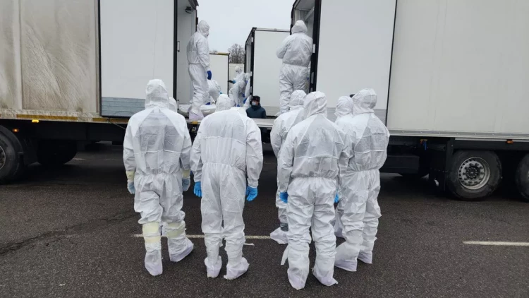 Rusiya və Ukrayna arasında cəsədlərin mübadiləsi baş tutdu