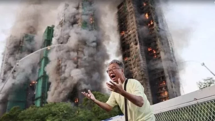 Honkonqda baş verən yanğın nəticəsində ölənlərin sayı artdı