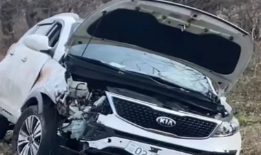 Ağcabədidə ağır qəza - Yaralılar var - FOTO