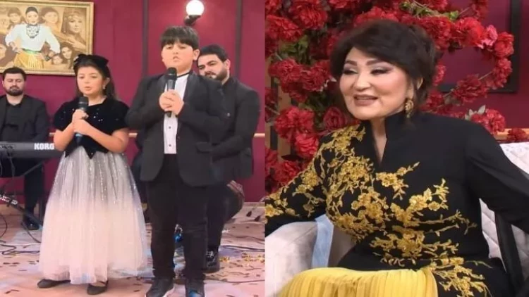 Nəvələrindən Nazpəriyə sürpriz - VİDEO