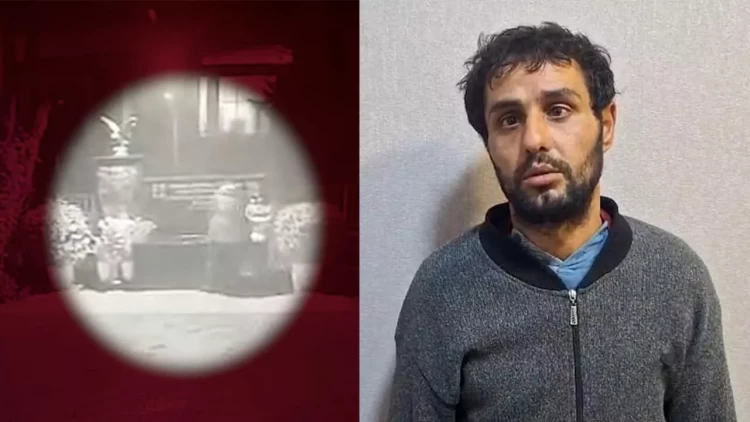 Şəhid bulağından və avtomobillərdən oğurluq edən şəxs saxlanıldı - VİDEO