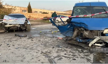 Sumqayıtda minik və yük maşınları toqquşub, xəsarət alanlar var