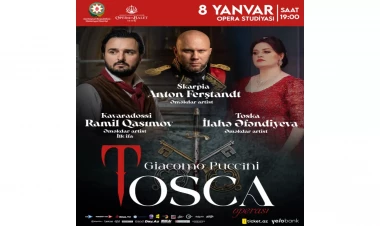 Ramil Qasımov ilk dəfə Kavaradossi rolunda çıxış edəcək