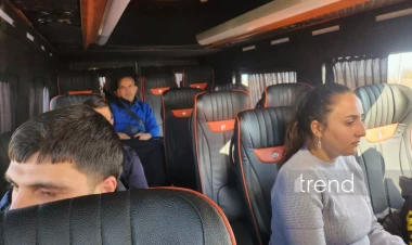 Ağdərənin Vəngli kəndinə növbəti köç karvanı yola salınıb - FOTO